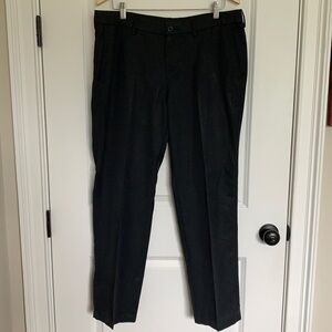 Haggar Men’s Straight Fit Pants Black 36 x 30